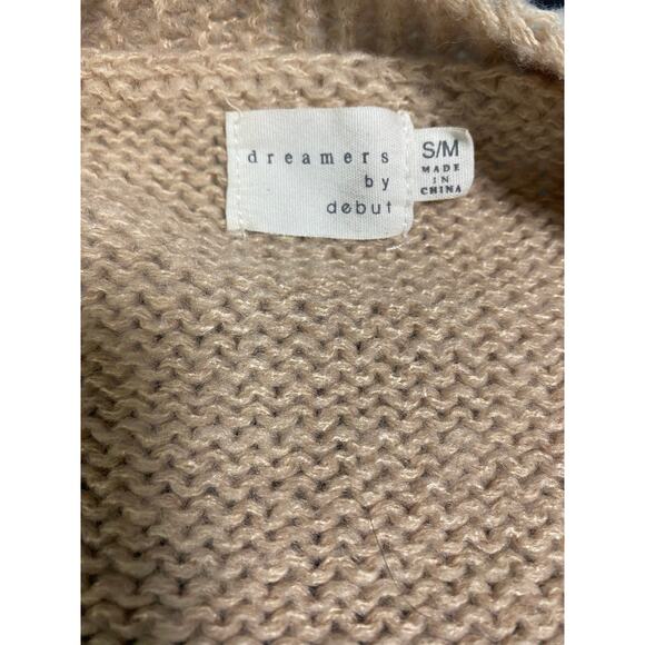 Dreamer by Debut Counting Sheep Cardi Tan size S/M - Picture 7 of 7